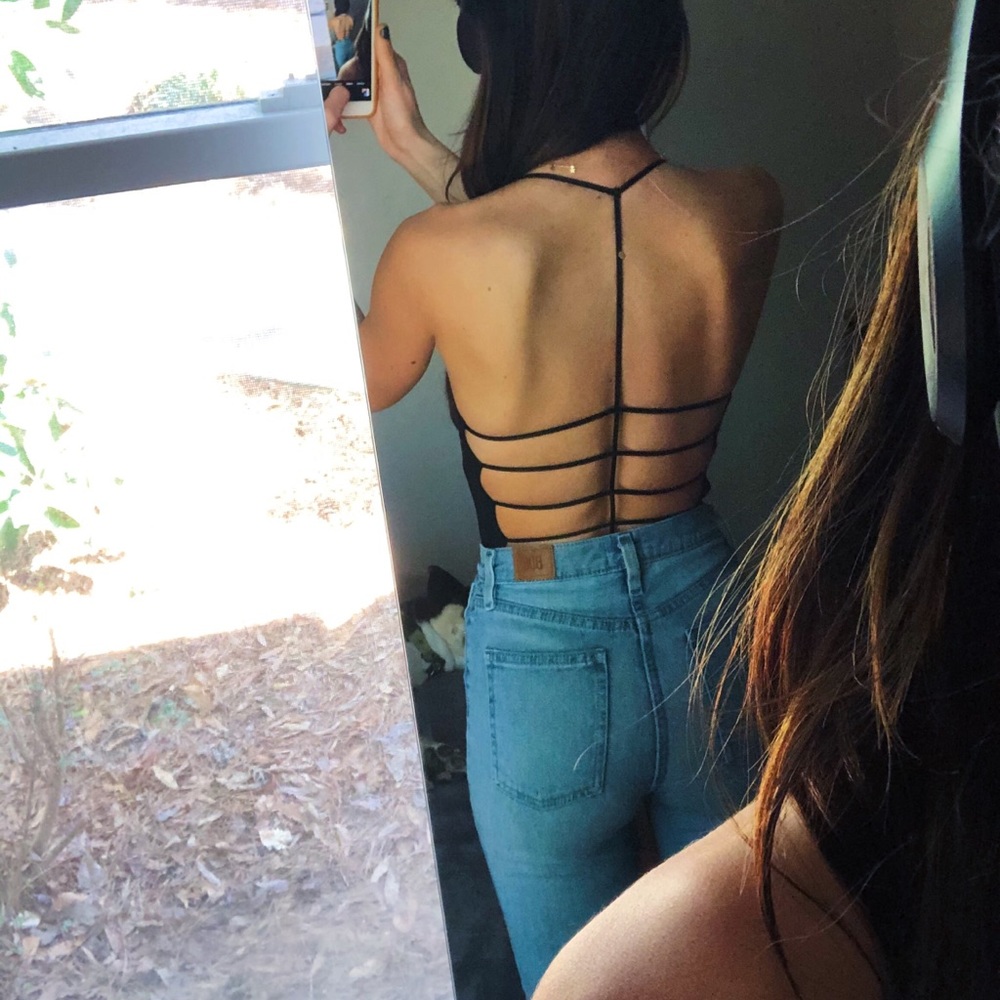 Strappy bodysuit